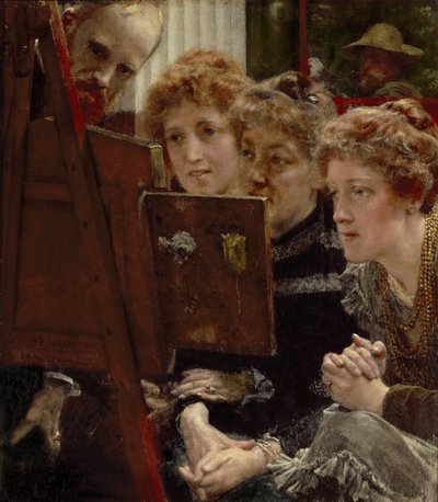 Eine Familiengruppe, 1896 von Lawrence Alma Tadema